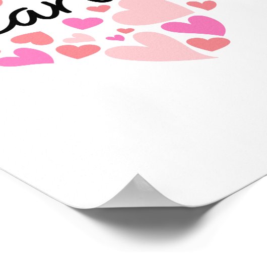 I Liebe Scarlett Poster (Ecke)