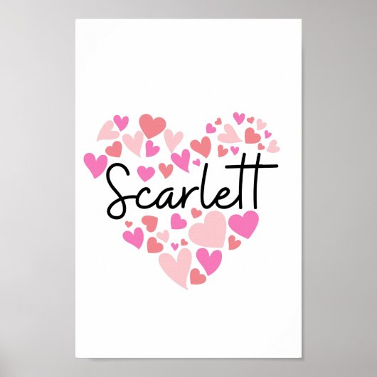 I Liebe Scarlett Poster (Vorne)