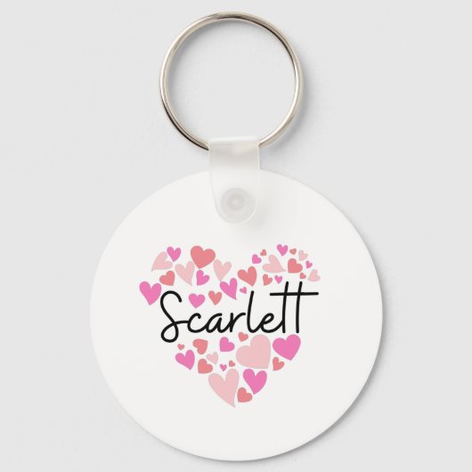 I Liebe Scarlett Schlüsselanhänger (Vorderseite)