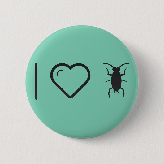 I Liebe-Schaben Button (Vorderseite)