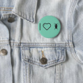 I Liebe-Schaben Button (Beispiel)