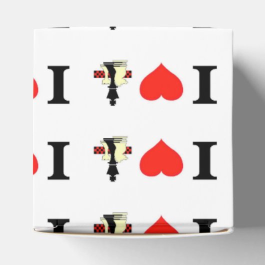 I/Liebe Schach Geschenkschachtel (Oben)