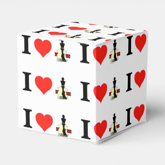 I/Liebe Schach Geschenkschachtel (Rückseite)