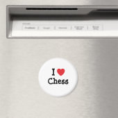 I Liebe Schachherz Brauch personalisiert Magnet (In Situ (Geschirrspüler))