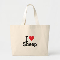 I Liebe Schaf-Herz-Brauch personalisiert