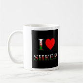 I Liebe-Schaf-Tasse (Waliser/Wales-Version) Kaffeetasse (Links)