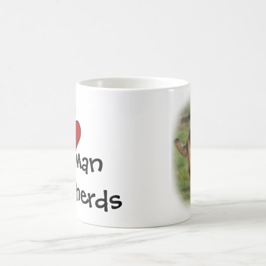 I Liebe-Schäferhunde Kaffeetasse (Mittel)