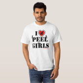 I Liebe-Schalen-Mädchen T-Shirt (Vorne ganz)