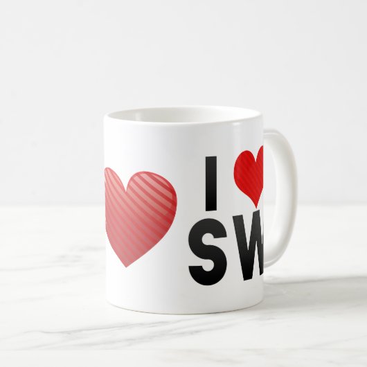 I Liebe Schalter Kaffeetasse (VorderseiteRechts)