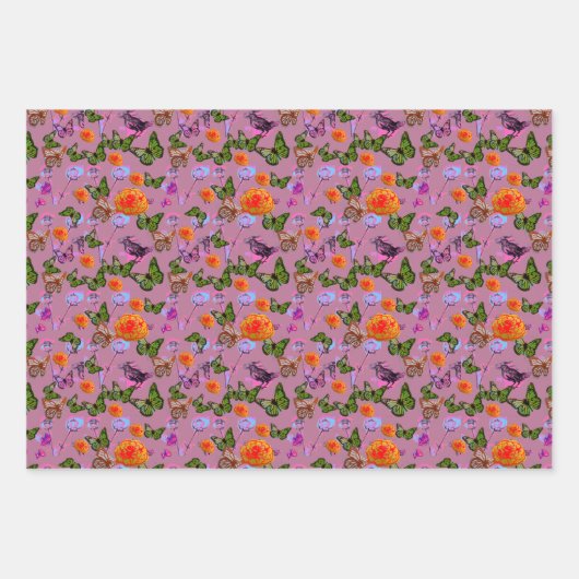 I LIEBE SCHALTFLÄCHEN GESCHENKPAPIER SET (Vorderseite 3)