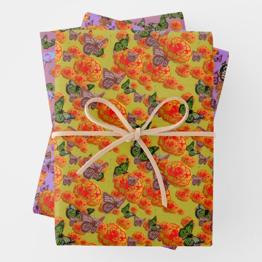 I LIEBE SCHALTFLÄCHEN GESCHENKPAPIER SET (Beispiel)