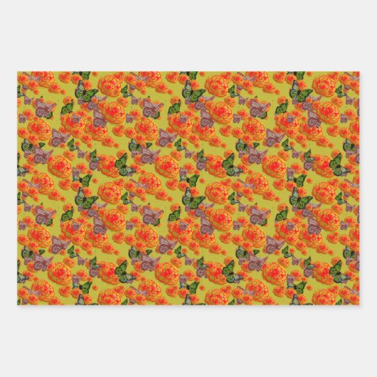 I LIEBE SCHALTFLÄCHEN GESCHENKPAPIER SET (Vorderseite)