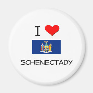 I Liebe Schenectady New York Magnet