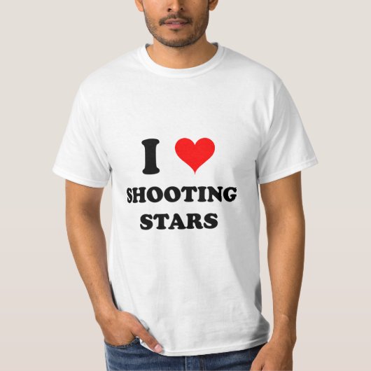 I Liebe-Schießen-Sterne T-Shirt (Vorderseite)