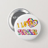 I LIEBE-SCHILDKRÖTEN BUTTON (Vorne & Hinten)