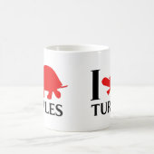 I Liebe-Schildkröten Kaffeetasse (Mittel)