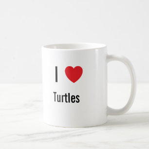 I Liebe Schildkröten Kaffeetasse