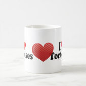 I Liebe-Schildkröten Kaffeetasse (Mittel)