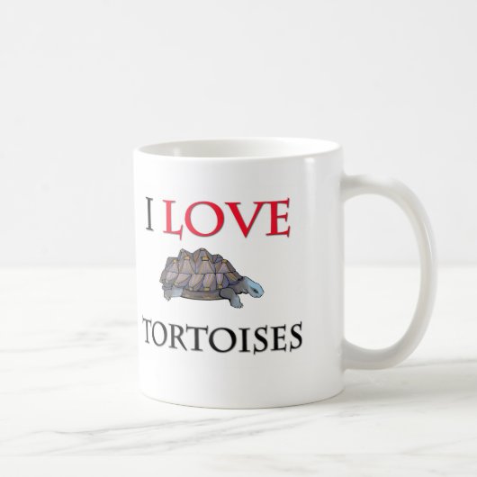 I Liebe-Schildkröten Kaffeetasse (Rechts)
