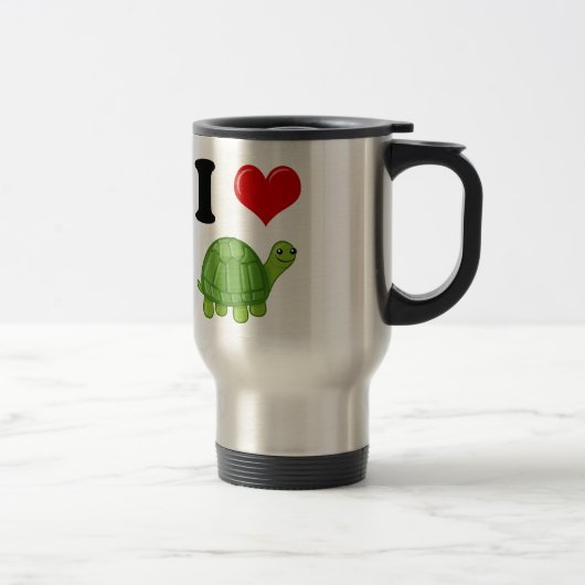 I Liebe-Schildkröten Reisebecher (Rechts)