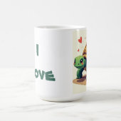I Liebe Schildkröten Tasse (Mittel)