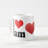 I Liebe-Schinken Kaffeetasse (Vorderseite Links)