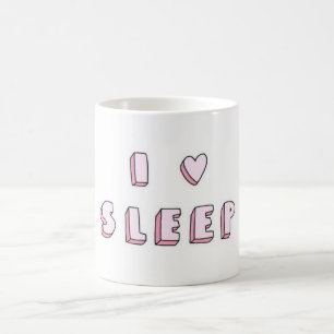 I Liebe Schlaf Kaffeetasse