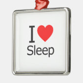 I Liebe-Schlaf Ornament Aus Metall (Links)