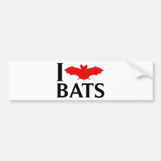 I Liebe-Schläger Autoaufkleber