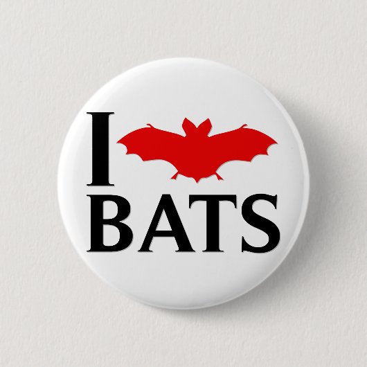 I Liebe-Schläger Button (Vorderseite)