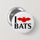 I Liebe-Schläger Button (Vorne & Hinten)