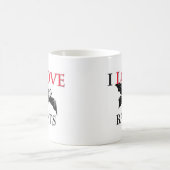 I Liebe-Schläger Kaffeetasse (Mittel)