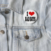 I Liebe-Schlecht-Jungen Button (Beispiel)