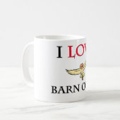 I Liebe-Schleiereulen Kaffeetasse (Vorderseite Links)