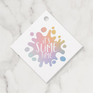 I Liebe Schleim Regenbogen-Schleimhaut Geschenkanhänger
