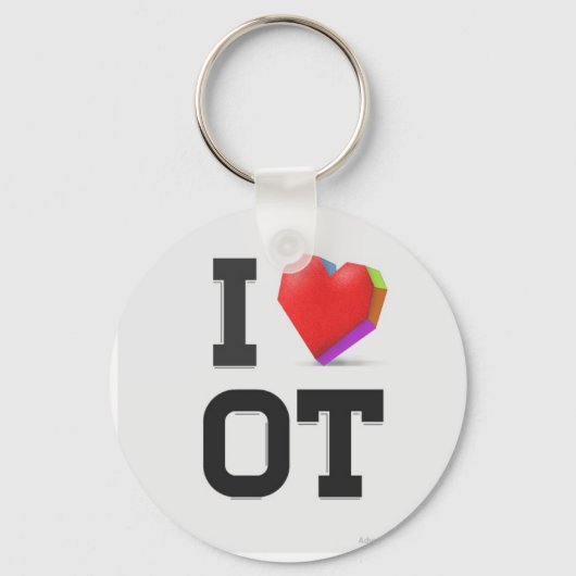 I LIEBE SCHLÜSSELANHÄNGER (Vorderseite)