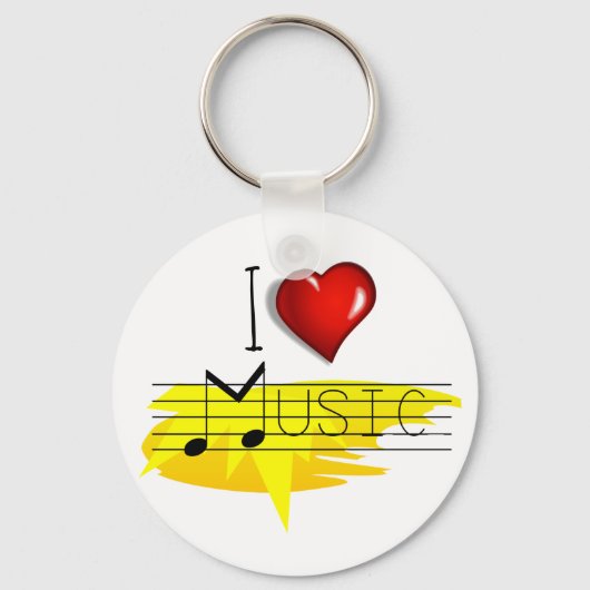 I LIEBE SCHLÜSSELANHÄNGER (Vorderseite)