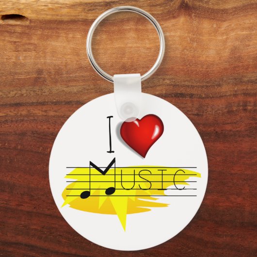 I LIEBE SCHLÜSSELANHÄNGER (Vorderseite)