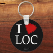 I LIEBE SCHLÜSSELANHÄNGER (Vorderseite)