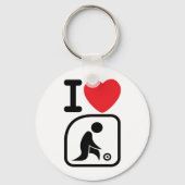I LIEBE SCHLÜSSELANHÄNGER (Vorderseite)
