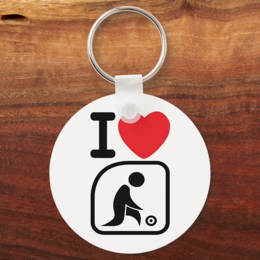 I LIEBE SCHLÜSSELANHÄNGER (Vorderseite)