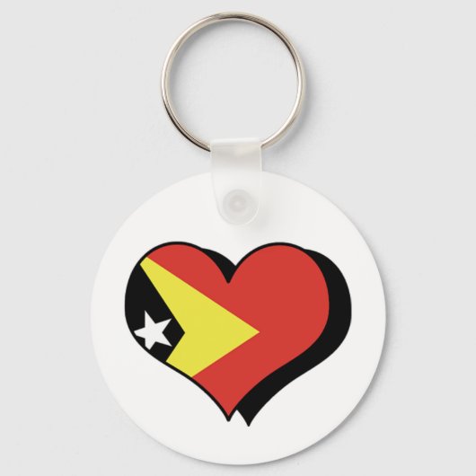 I Liebe Schlüsselanhänger in Osttimor (Vorderseite)