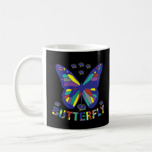 i-Liebe-Schmetterling-Typografie-Zitate-Vintag Kaffeetasse