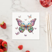 I Liebe Schmetterlinge Papier Napkin Serviette (Beispiel)