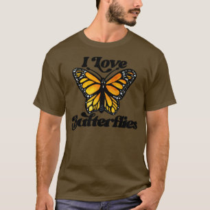 I Liebe Schmetterlinge T-Shirt