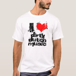 i Liebe schmutziger Duttenbehälter T-Shirt