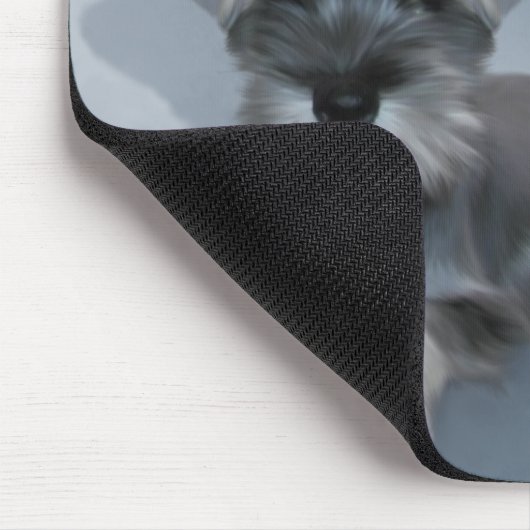 I Liebe Schnauzer Mousepad (Ecke)