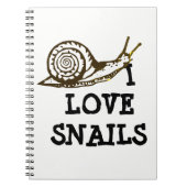I Liebe-Schnecken Notizblock (Vorderseite)