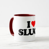 I LIEBE-SCHNECKEN TASSE (Vorderseite Links)