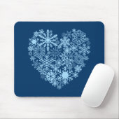 I Liebe-Schnee Mousepad (Mit Mouse)